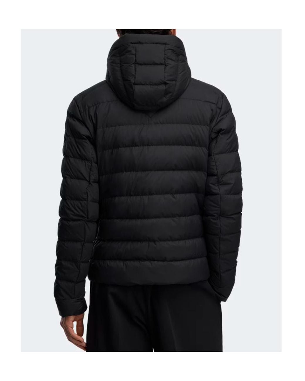 Canada Goose Black Crofton Quilted Hooded Jacket for men