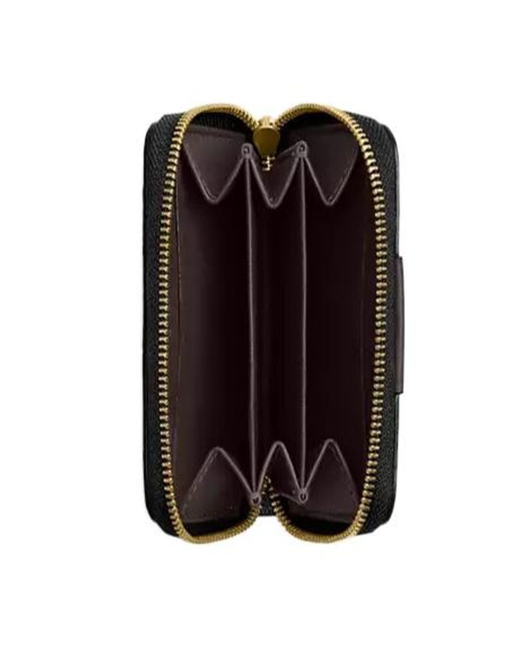 COACH Black Essential Small Zip Around Card Case