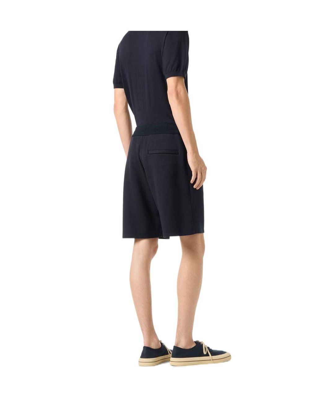 Loro Piana Blue Whitney Bermuda Shorts for men