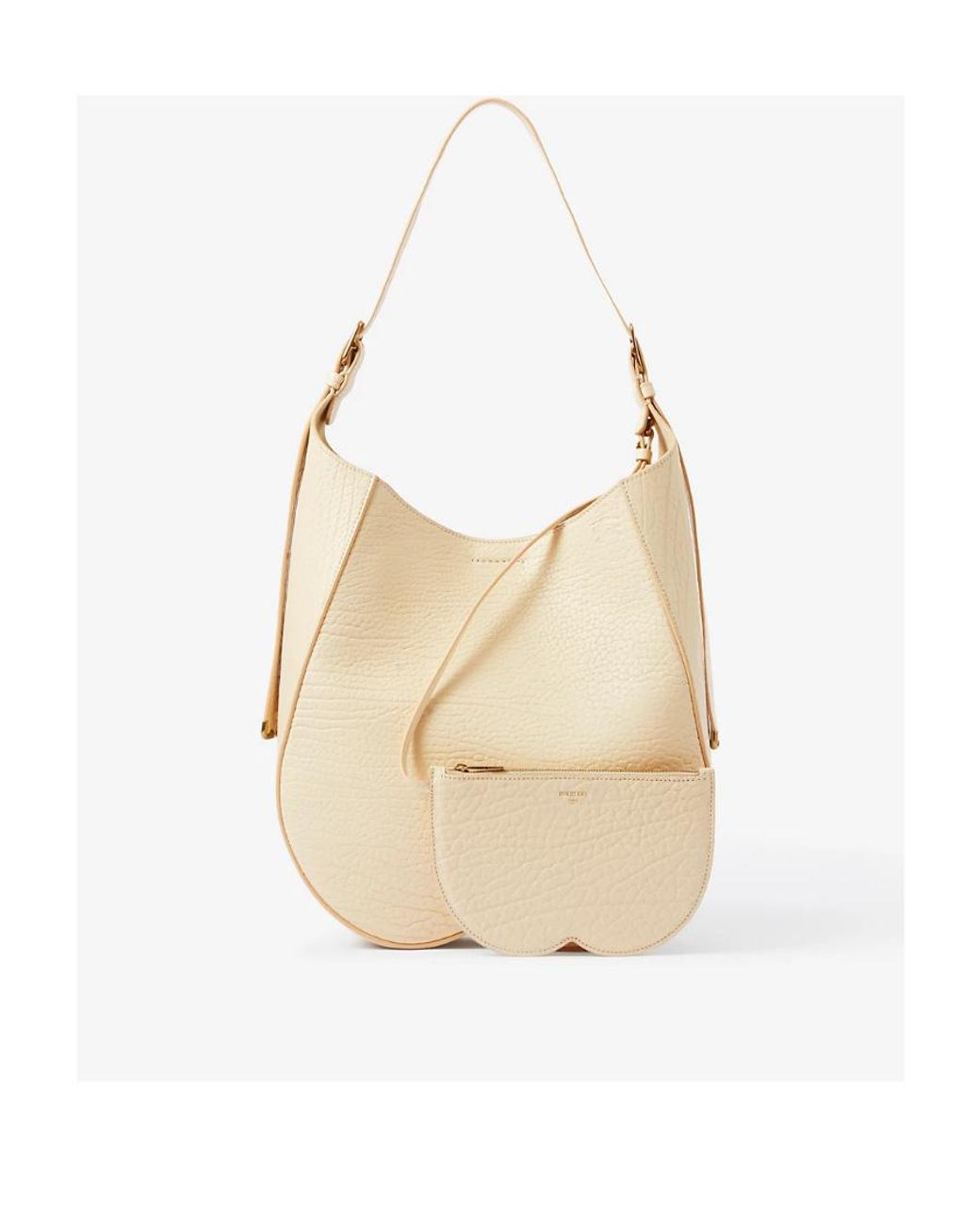 Burberry Natural Medium Chess Shoulder Bag
