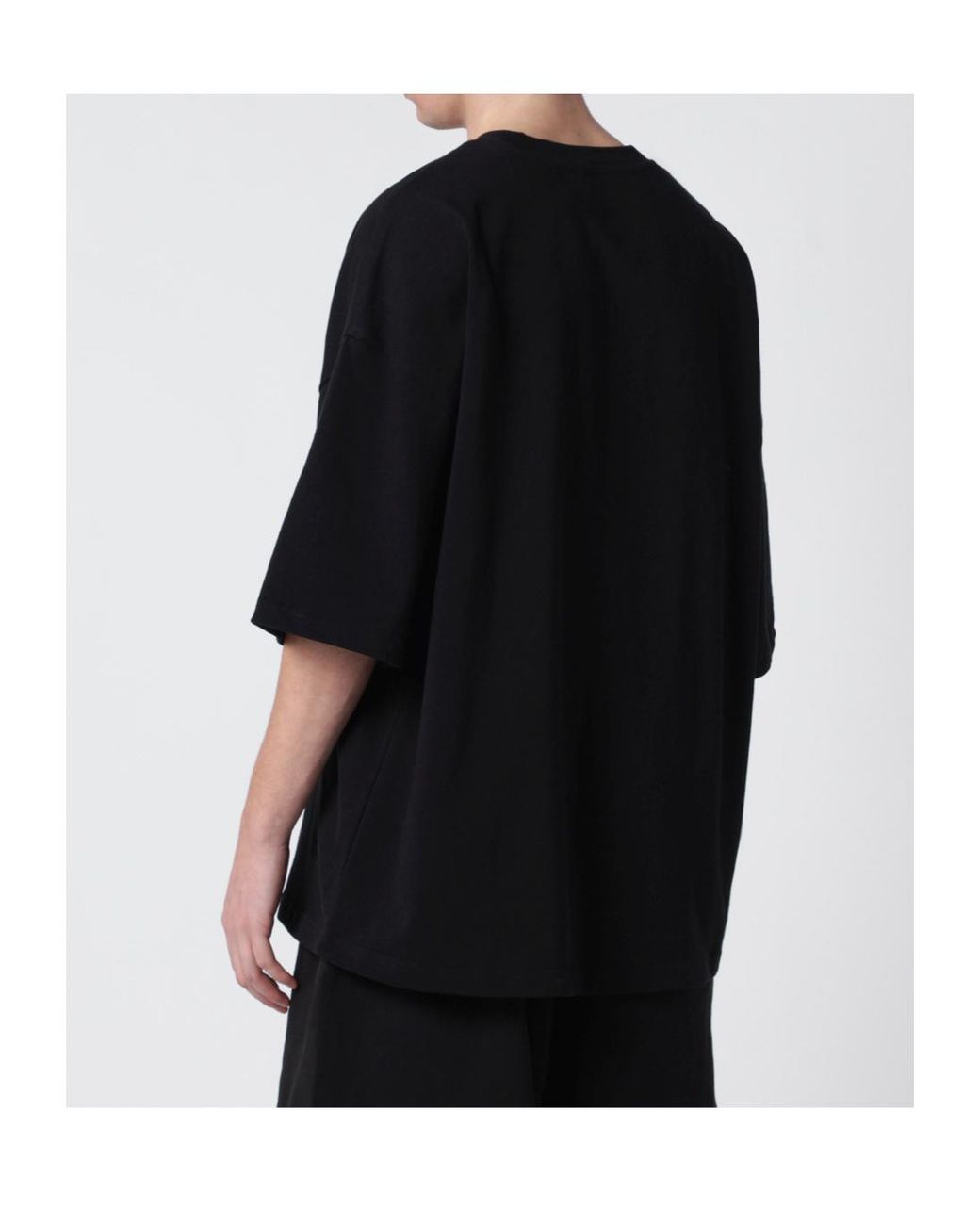 Entire studios Black Oversized T-Shirt for men