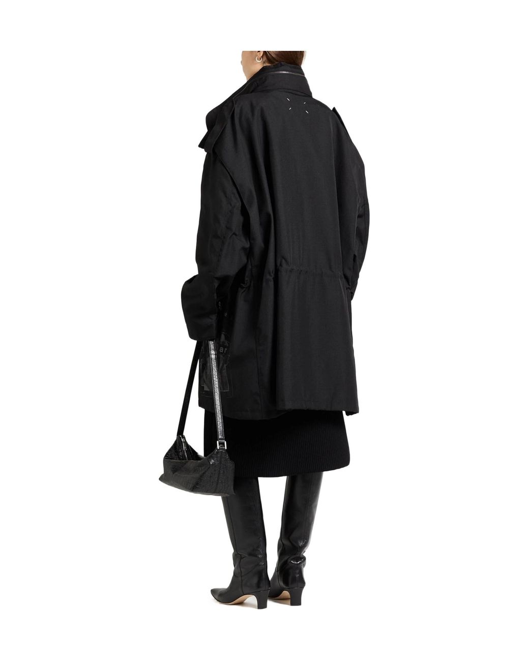 Maison Margiela Black Full-Length Jackets