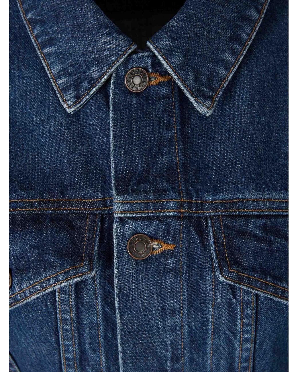 Agolde Blue Waist-Cinching Jacket