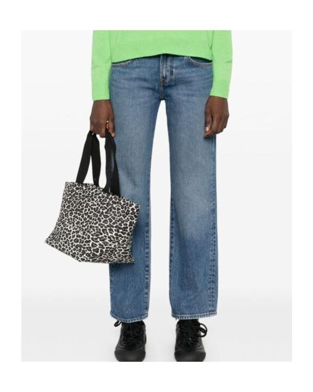 7 For All Mankind Blue Belt-Loop Jeans