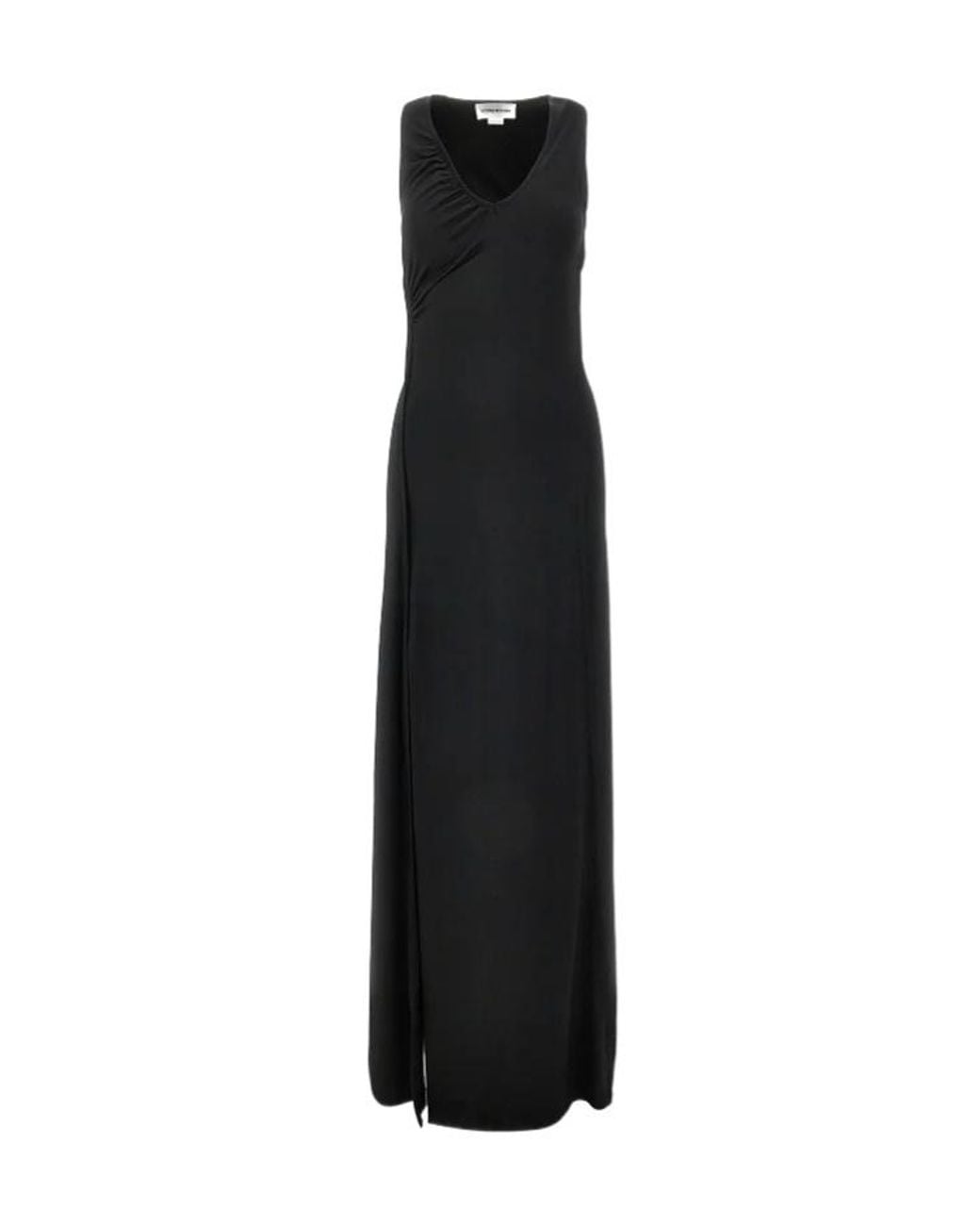 Victoria Beckham Black Sleeveless Split Dress