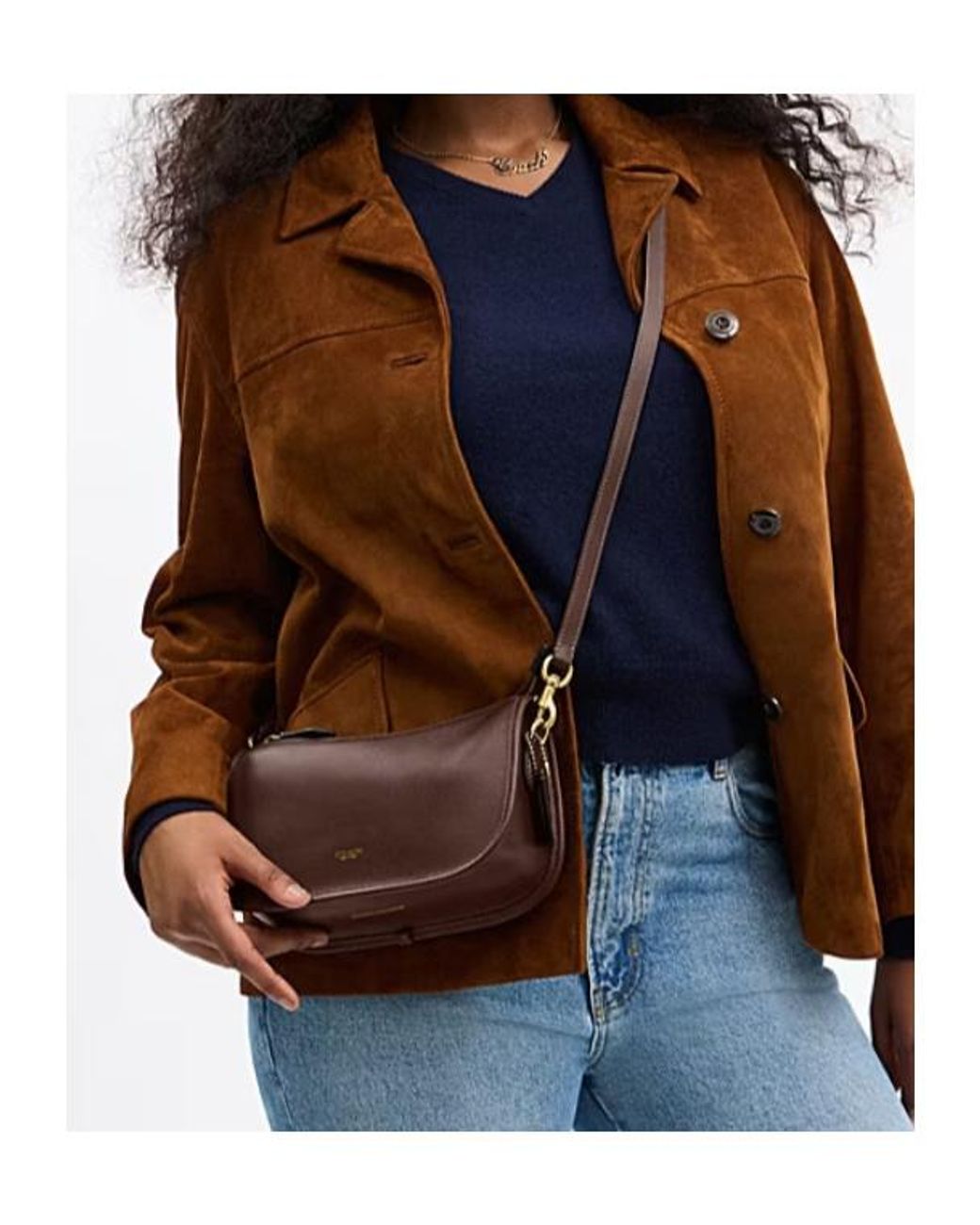 COACH Brown Waverly Shoulder Bag