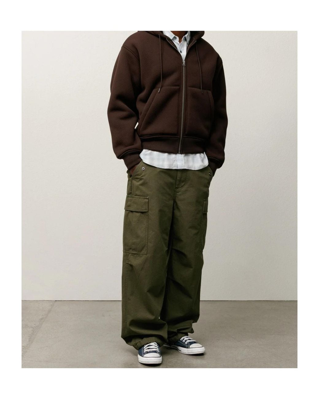 Stussy Brown Stüssy Sherpa-Lined Hoodie Jacket for men