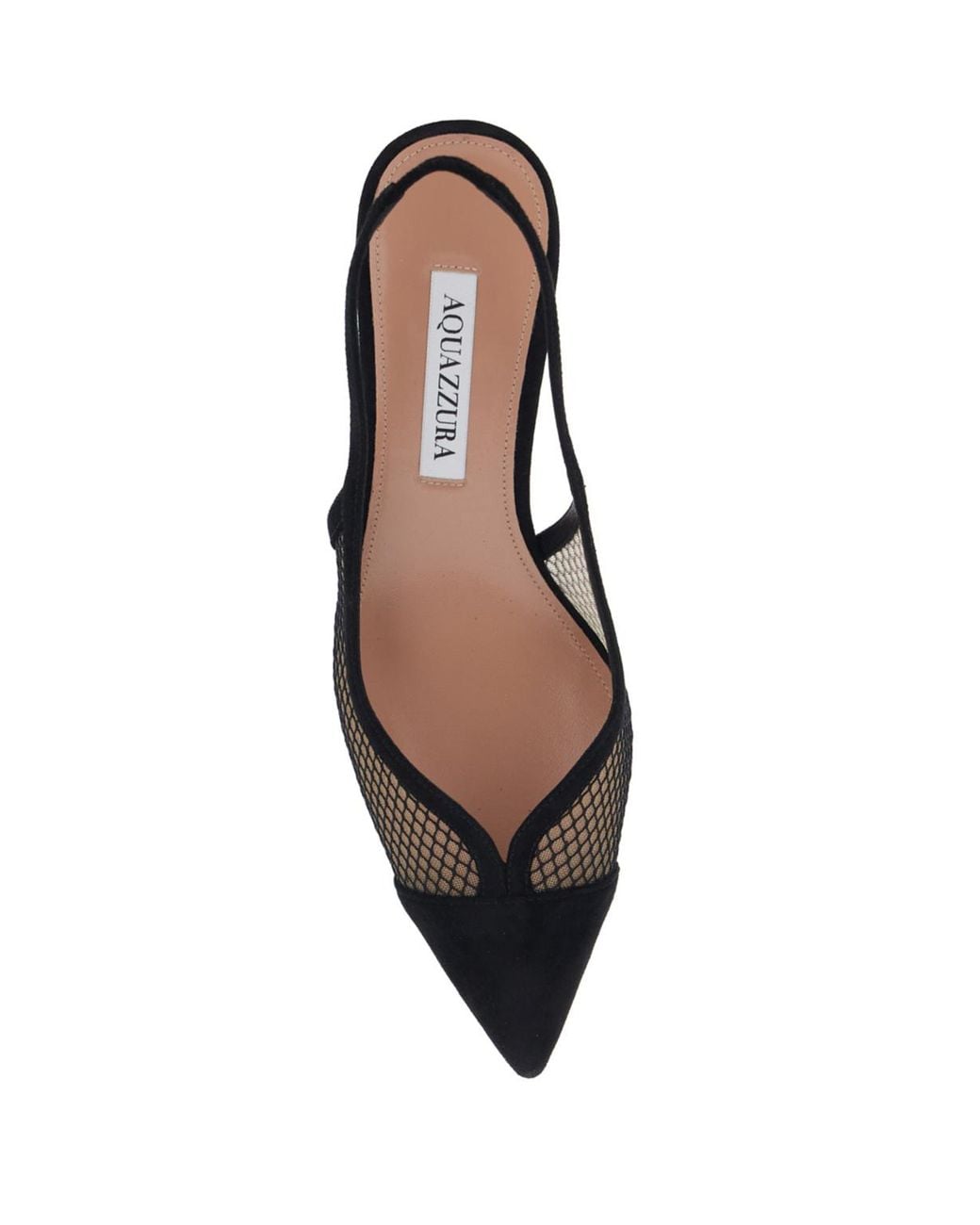 Aquazzura Multicolor Gia Mesh Sling Pumps