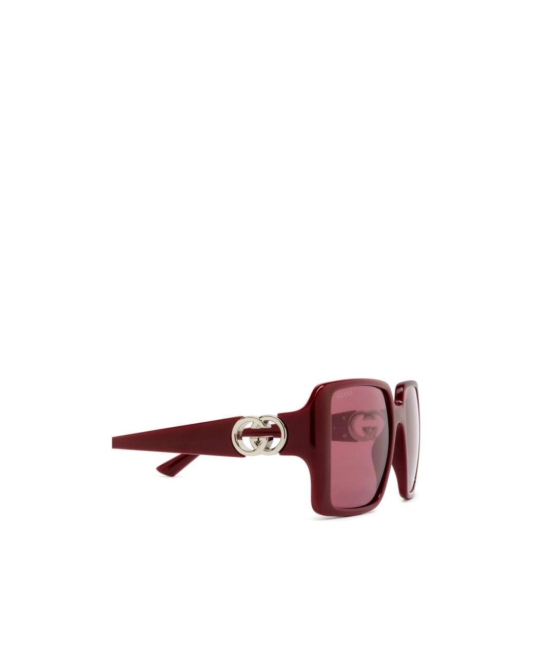 Gucci Pink Eyewear Square Frame Sunglasses