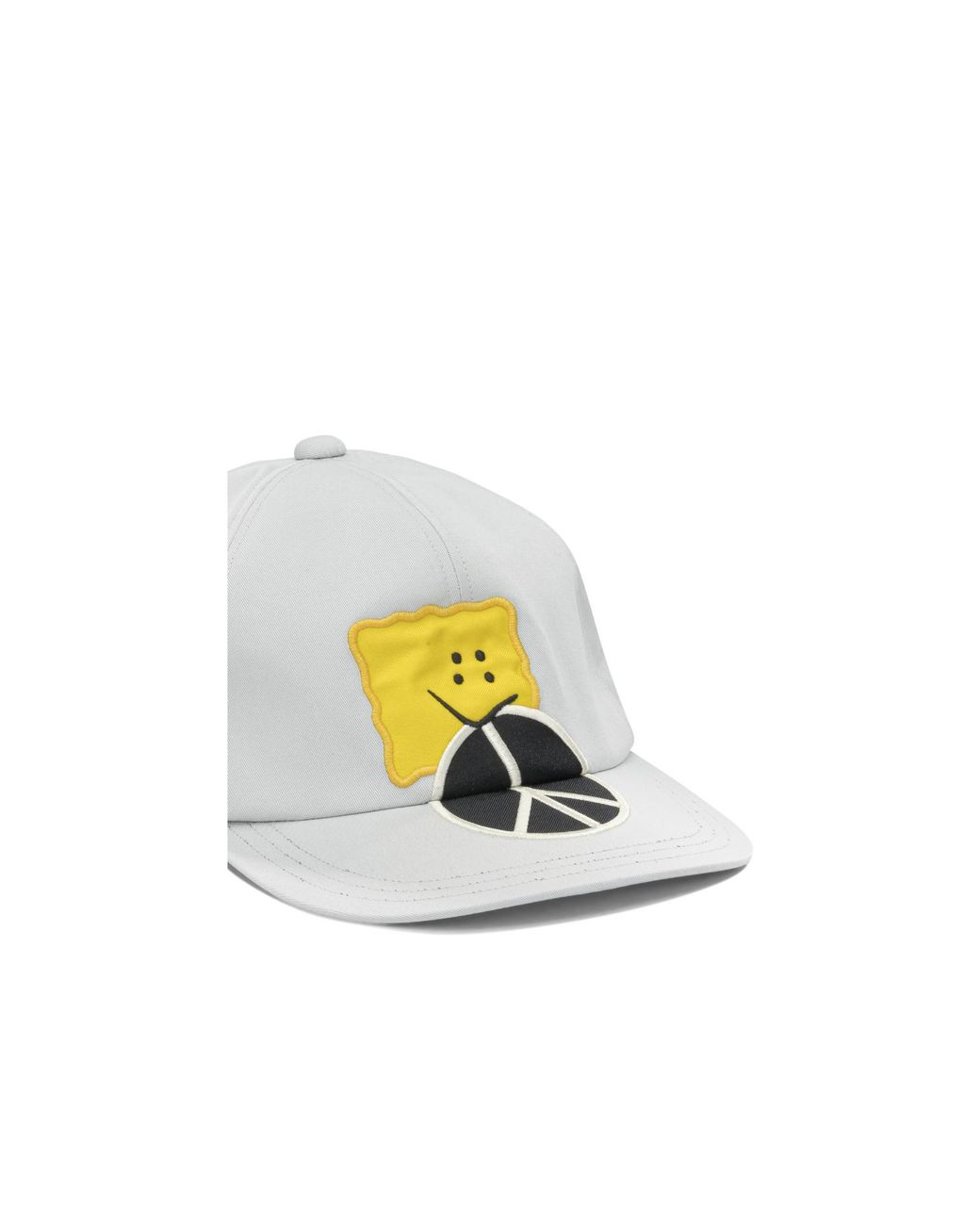 Kapital White Embroidered-Detail Baseball Cap for men