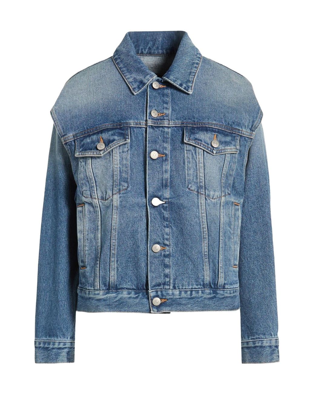 MM6 by Maison Margiela Blue Denim Trucker Jacket