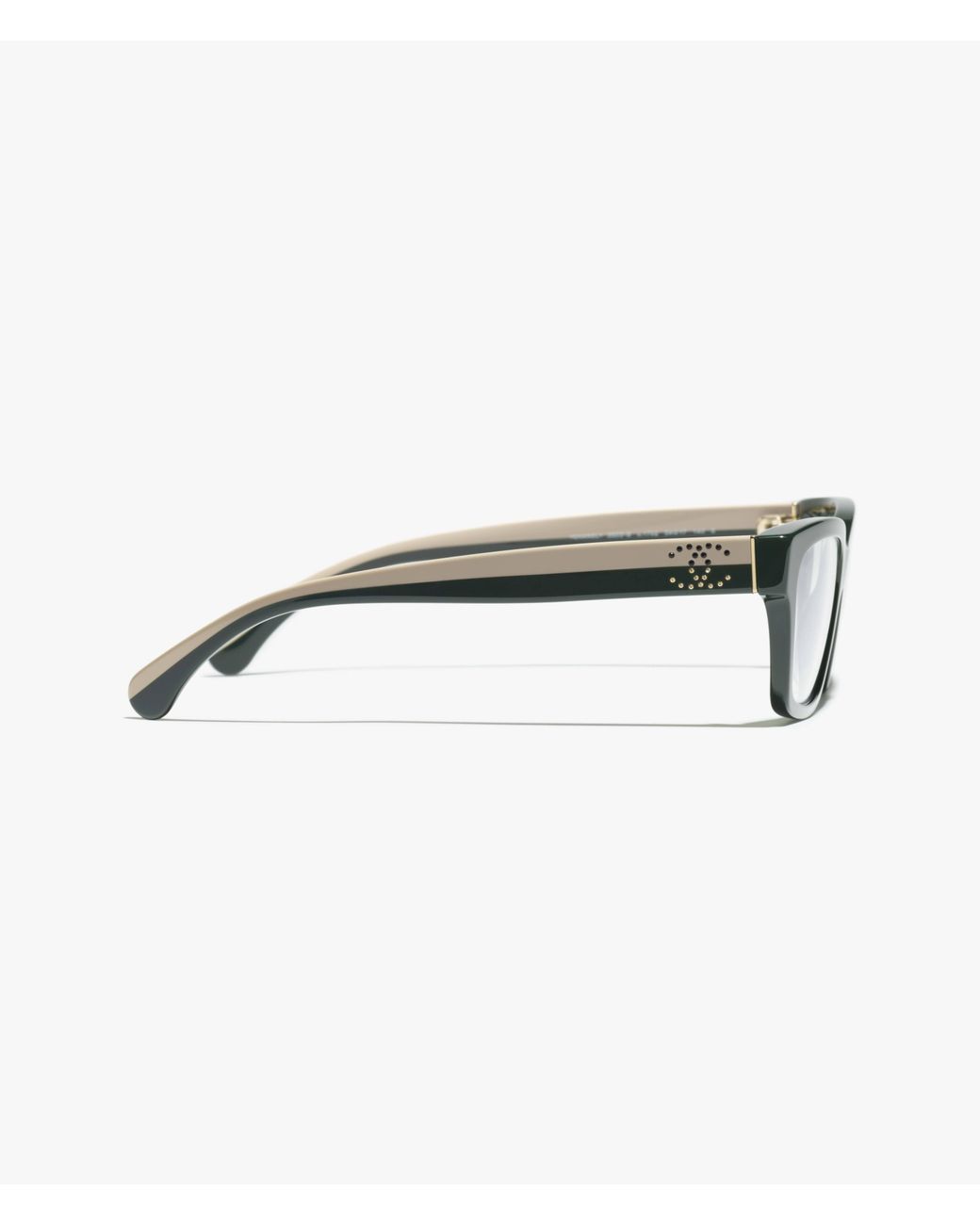 Chanel White Rectangular Flat Lens for men