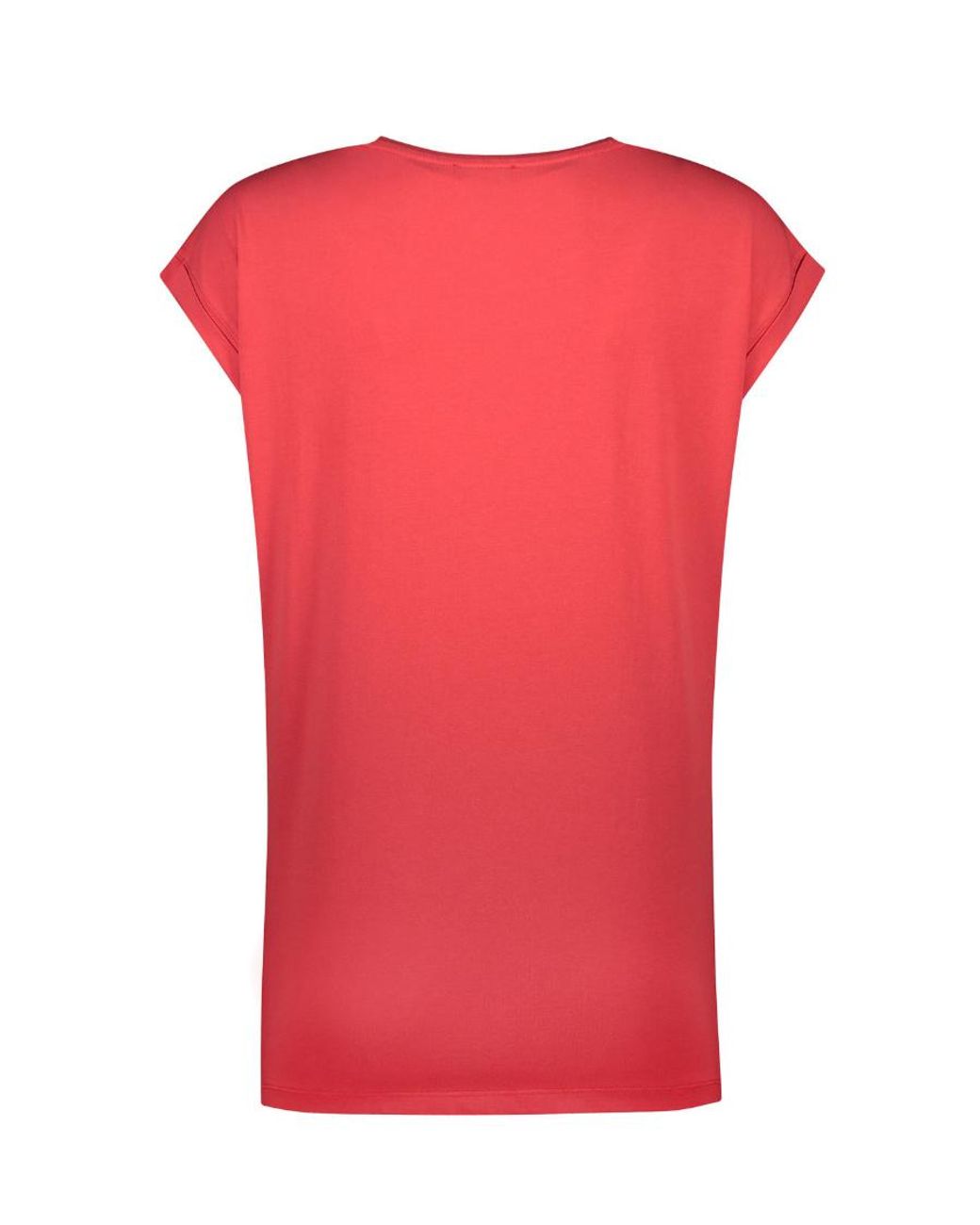 Emporio Armani Pink Short-Sleeved T-Shirt With Round Neck