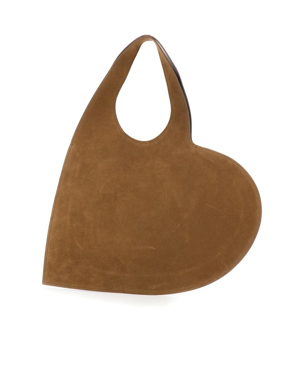 Coperni Brown Heart Shaped Shoulder Bag