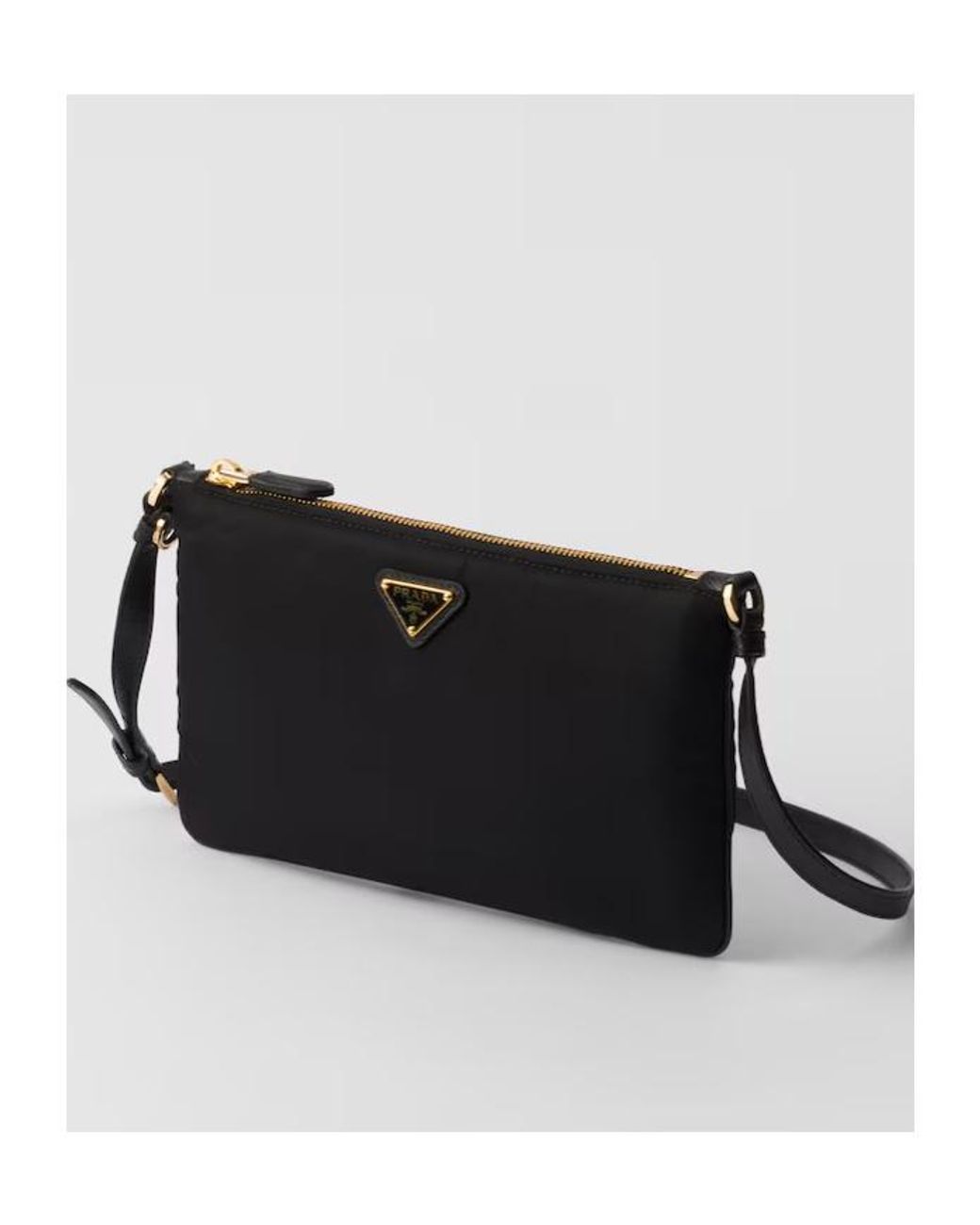 Prada Black Logo Shoulder Bag