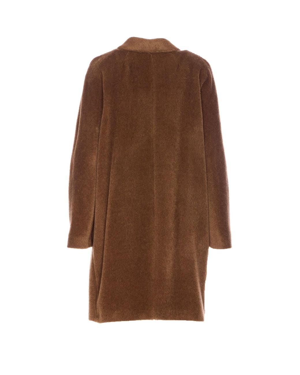 Max Mara Brown 'S Roseto Double Breasted Coat