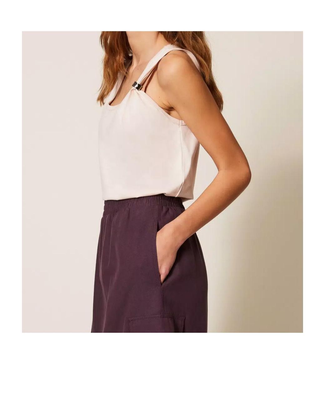 Twinset Pink Sleeveless Tank Top