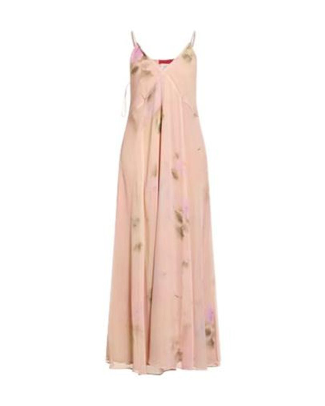 MAX&Co. Pink Floral Flared Skirt