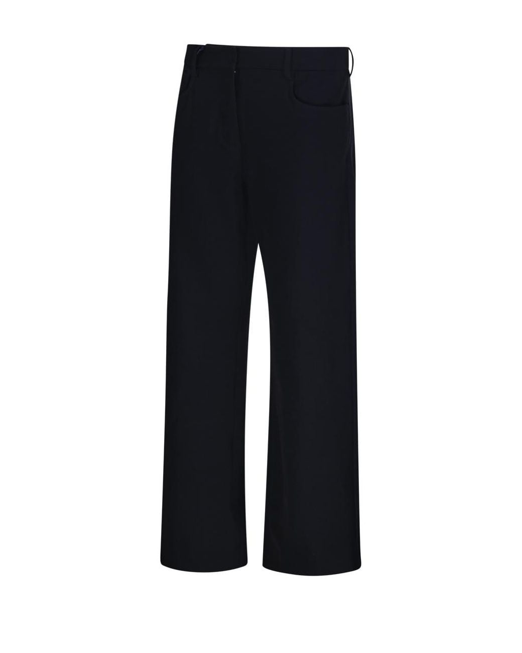 Max Mara Blue 'S Smmgela Wide Leg Pants