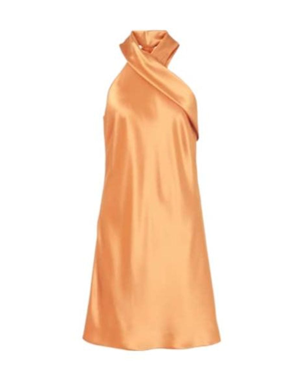 Galvan Orange Pandora Minidress