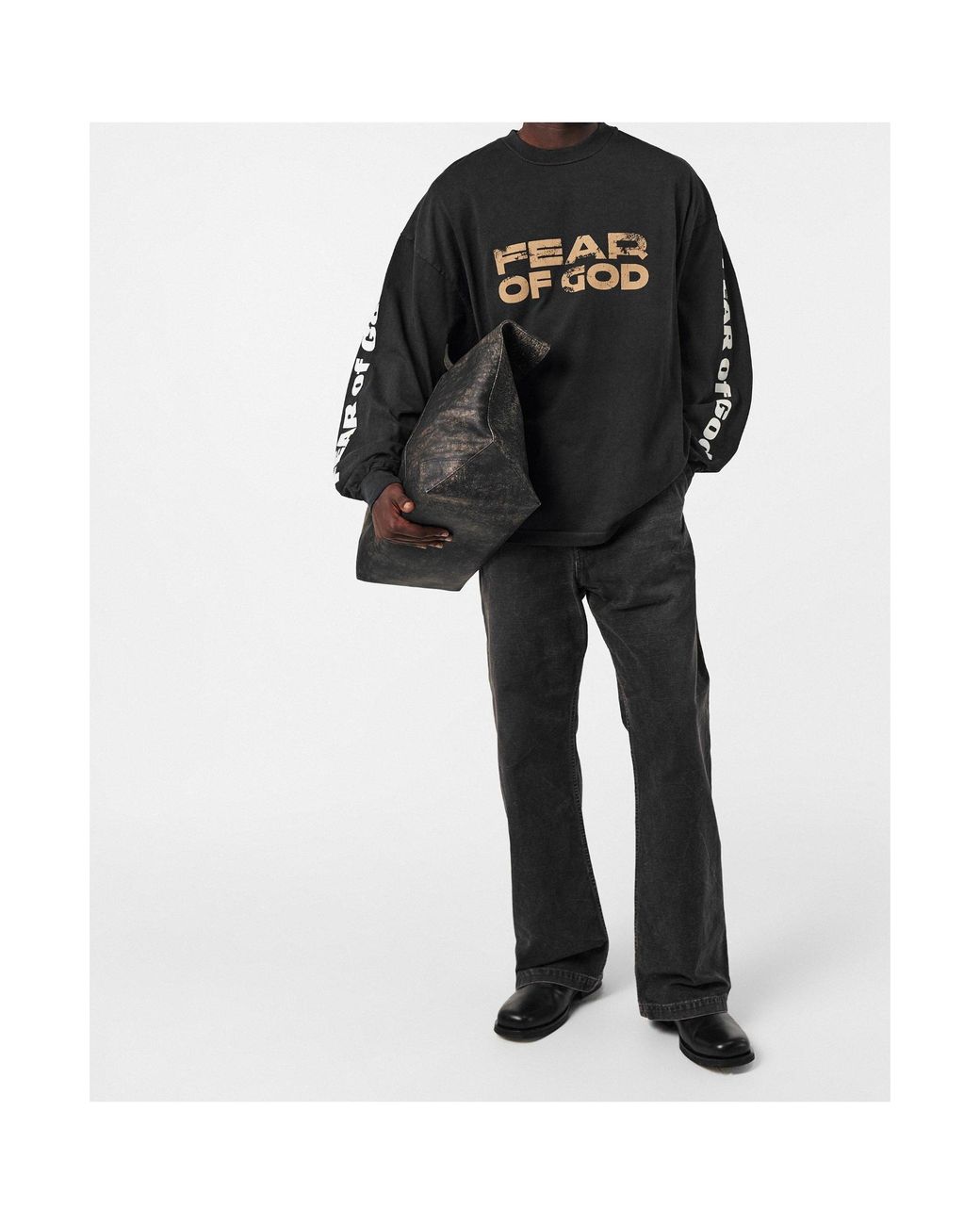 Fear Of God Black Long-Sleeve T-Shirt for men