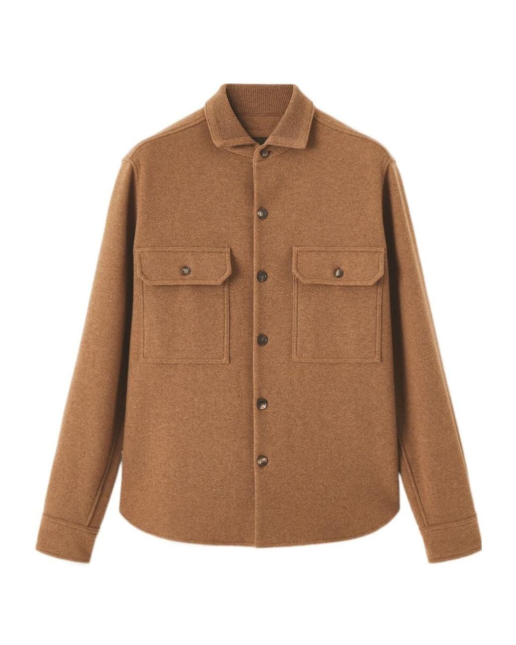 Loro Piana Brown Hazel Overshirt for men