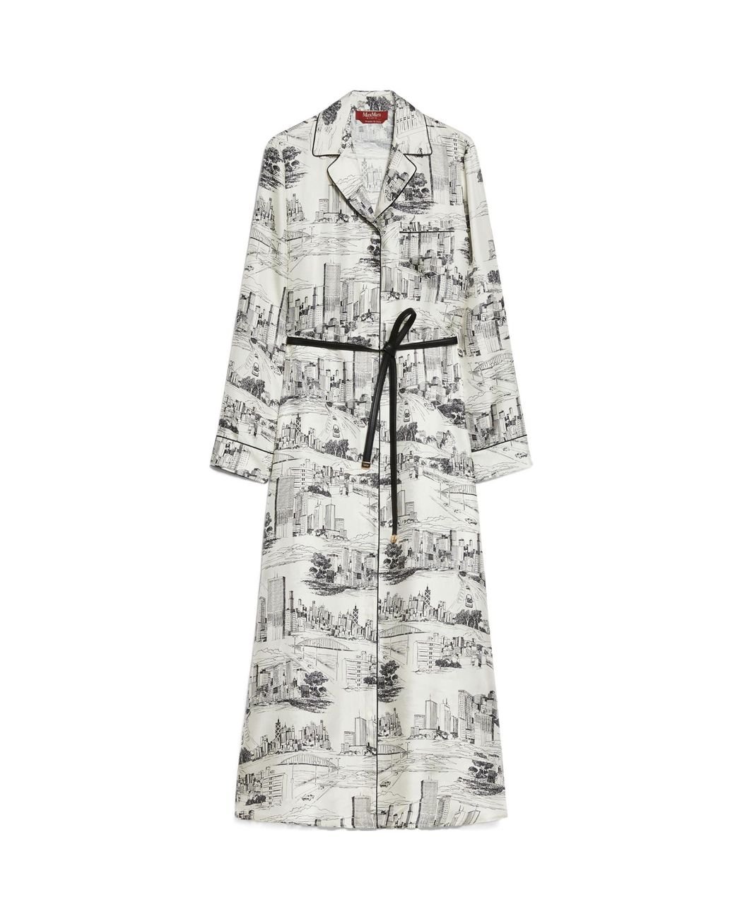 直営♪Max Mara Studio プリントシルクダスタードレス PAPPA MAX MARA STUDIO PAPPA プリント シルクダスター ワンピース