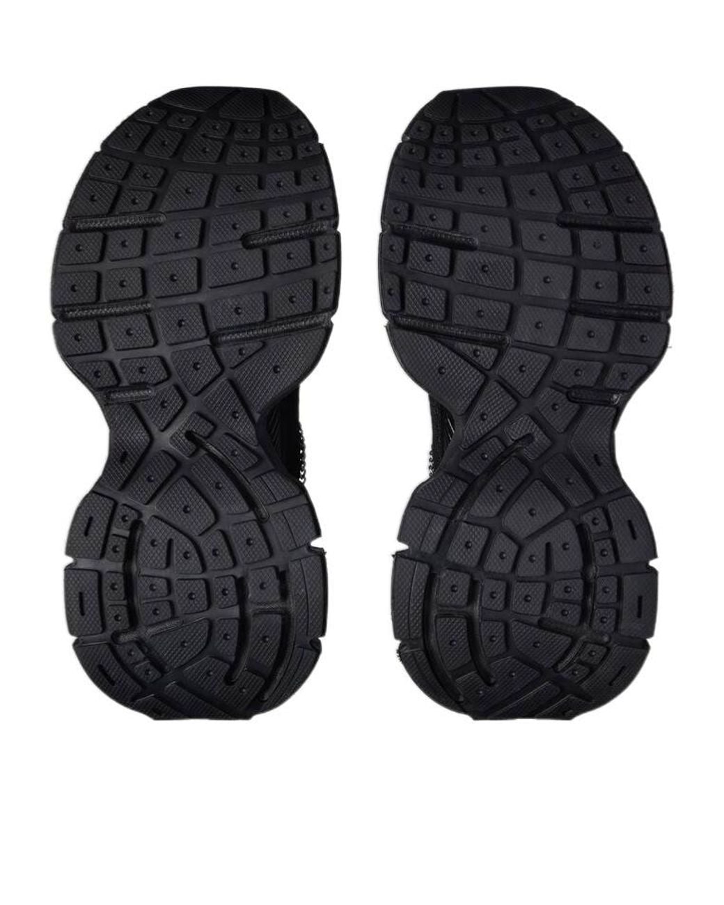 Balenciaga Black 3 Xl Mesh Panel Sneakers