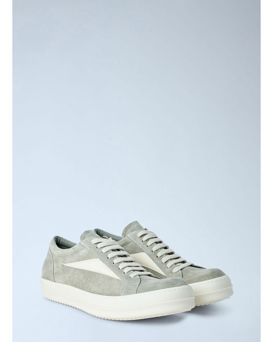 Rick Owens White Vintage Low-Top Sneakers for men