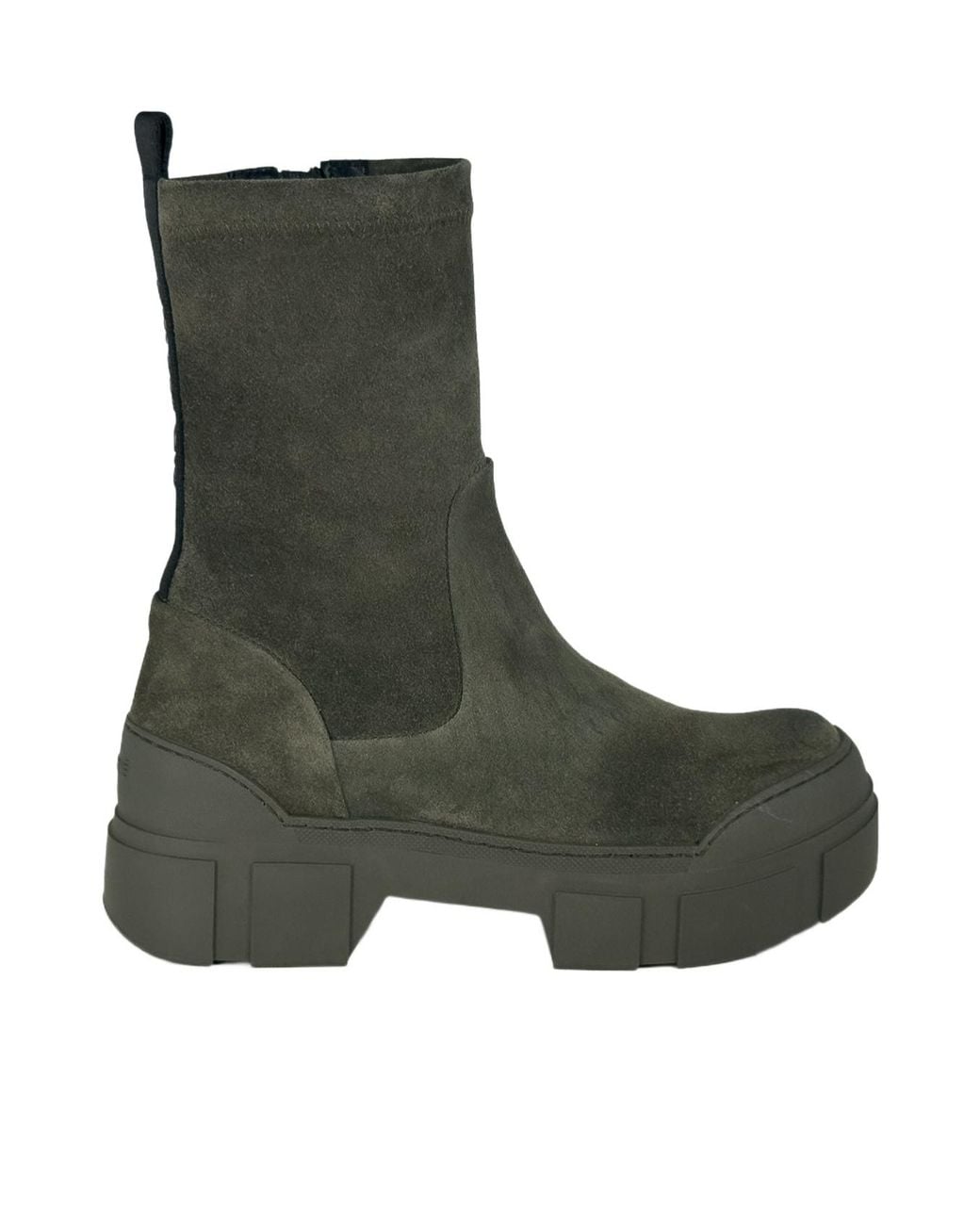 Vic Matié Green Platform Mid-Calf Boots