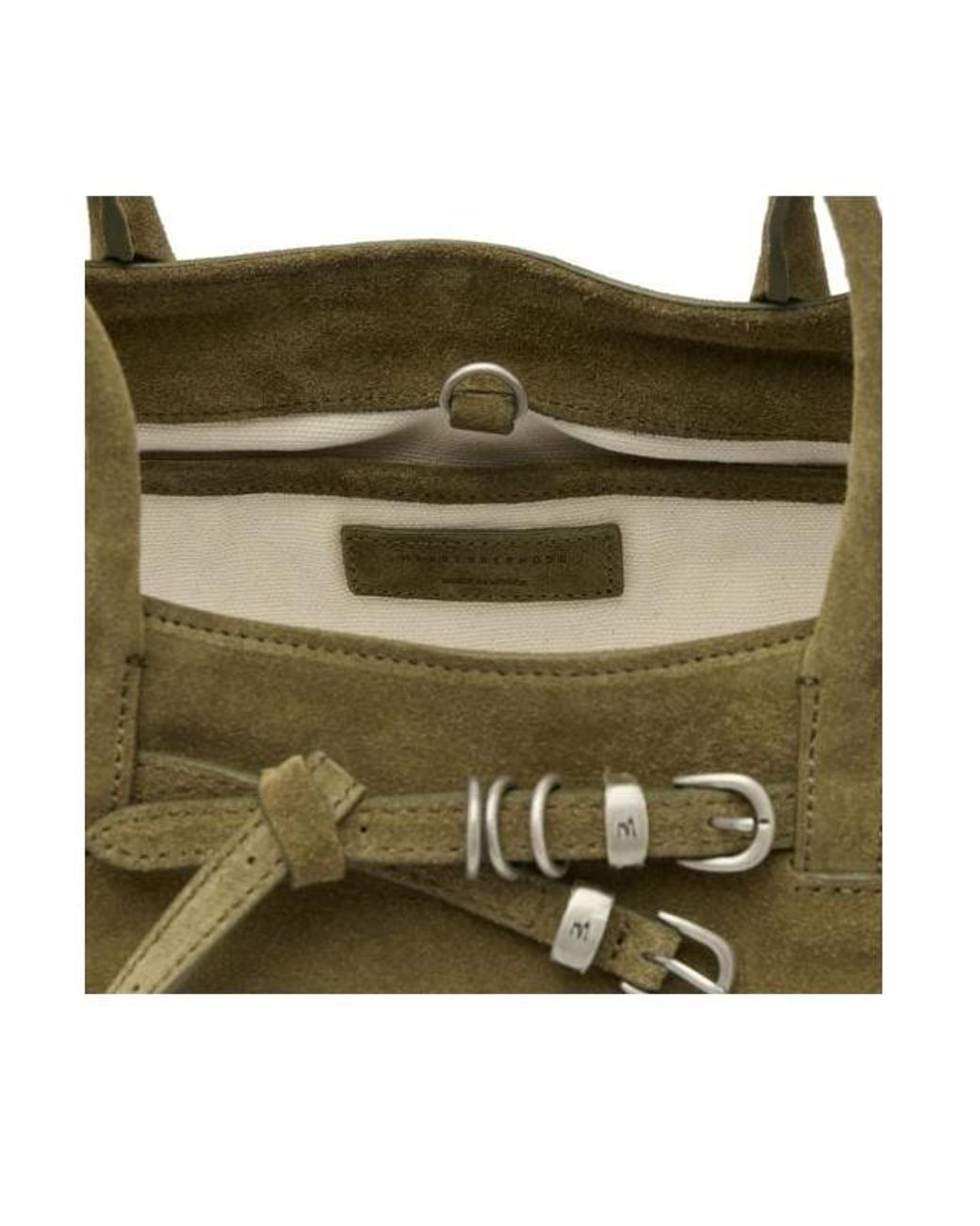 MARGE SHERWOOD Green Double-Handle Handbag