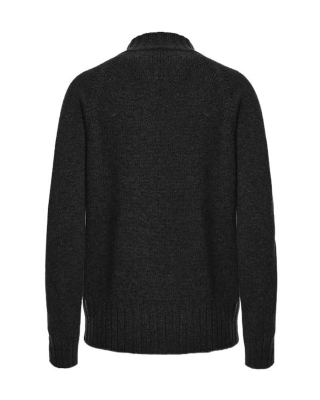 Malo Black Zip Raglan Bomber