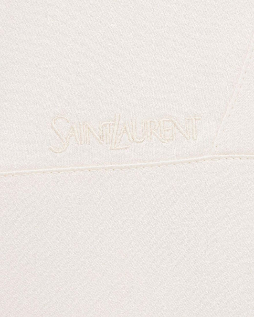 Saint Laurent White Teddy Jacket for men