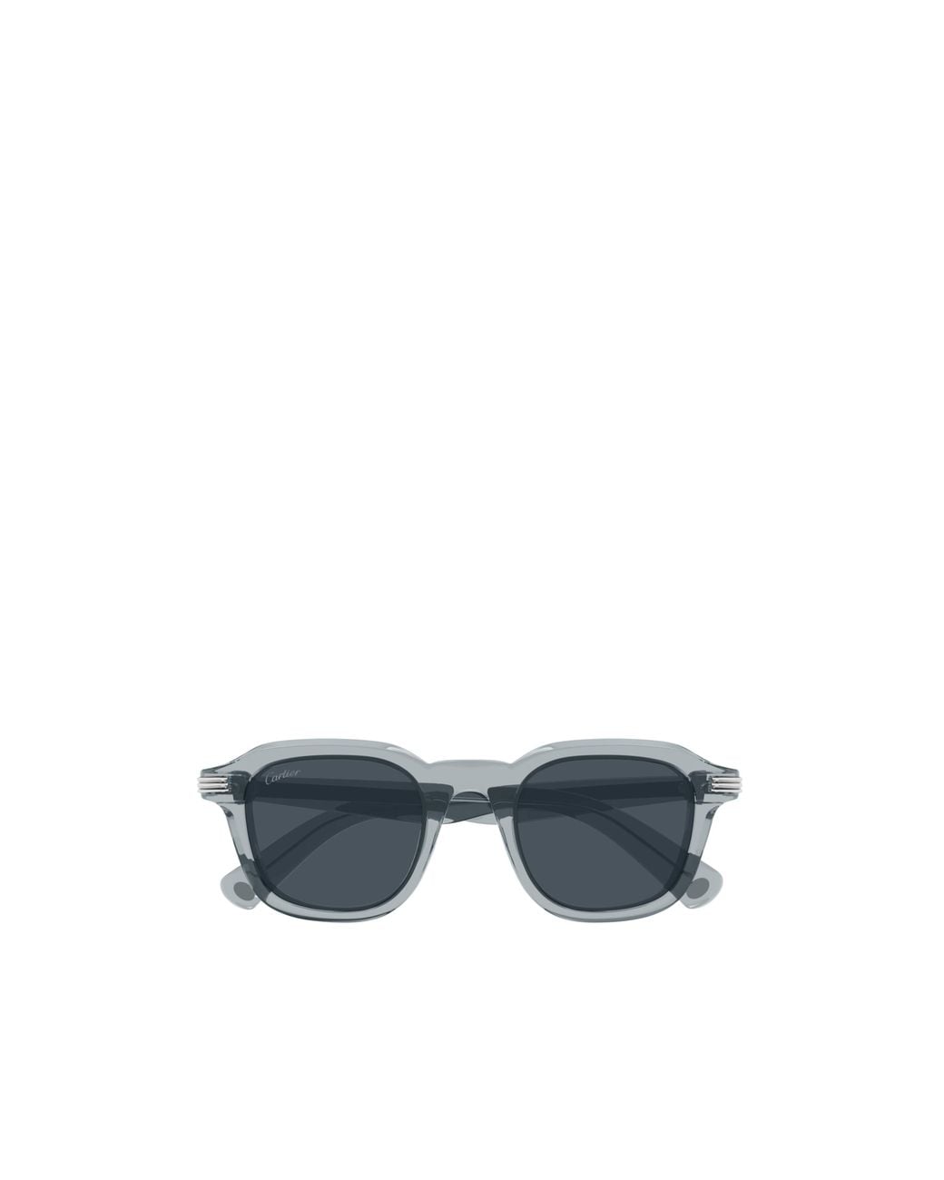 Cartier Blue Ct 0536 S Rectangular Sunglasses for men