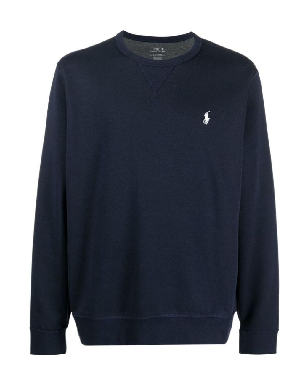 Polo Ralph Lauren Blue Pony Embroidered Crewneck Sweatshirt for men