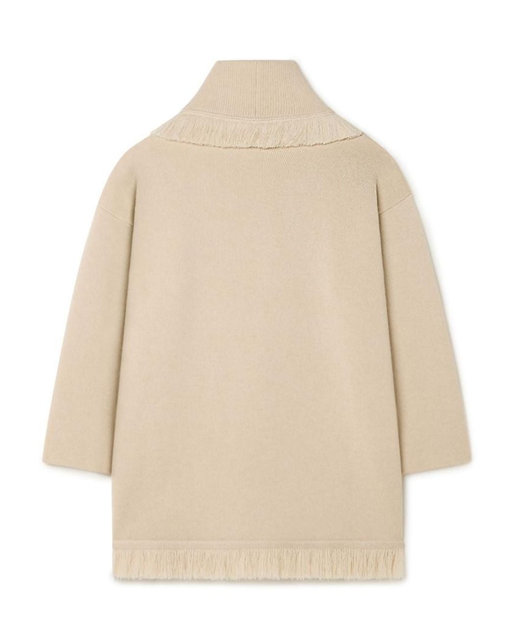 Alanui Natural Finest Single-Breasted Coat