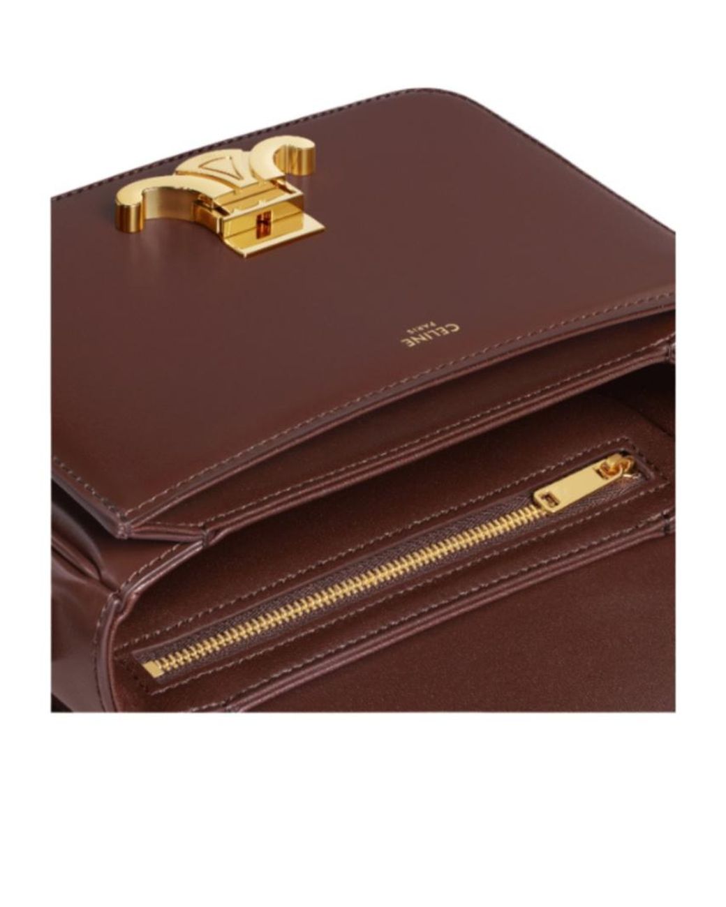 Céline Brown Teen Triomphe Bag