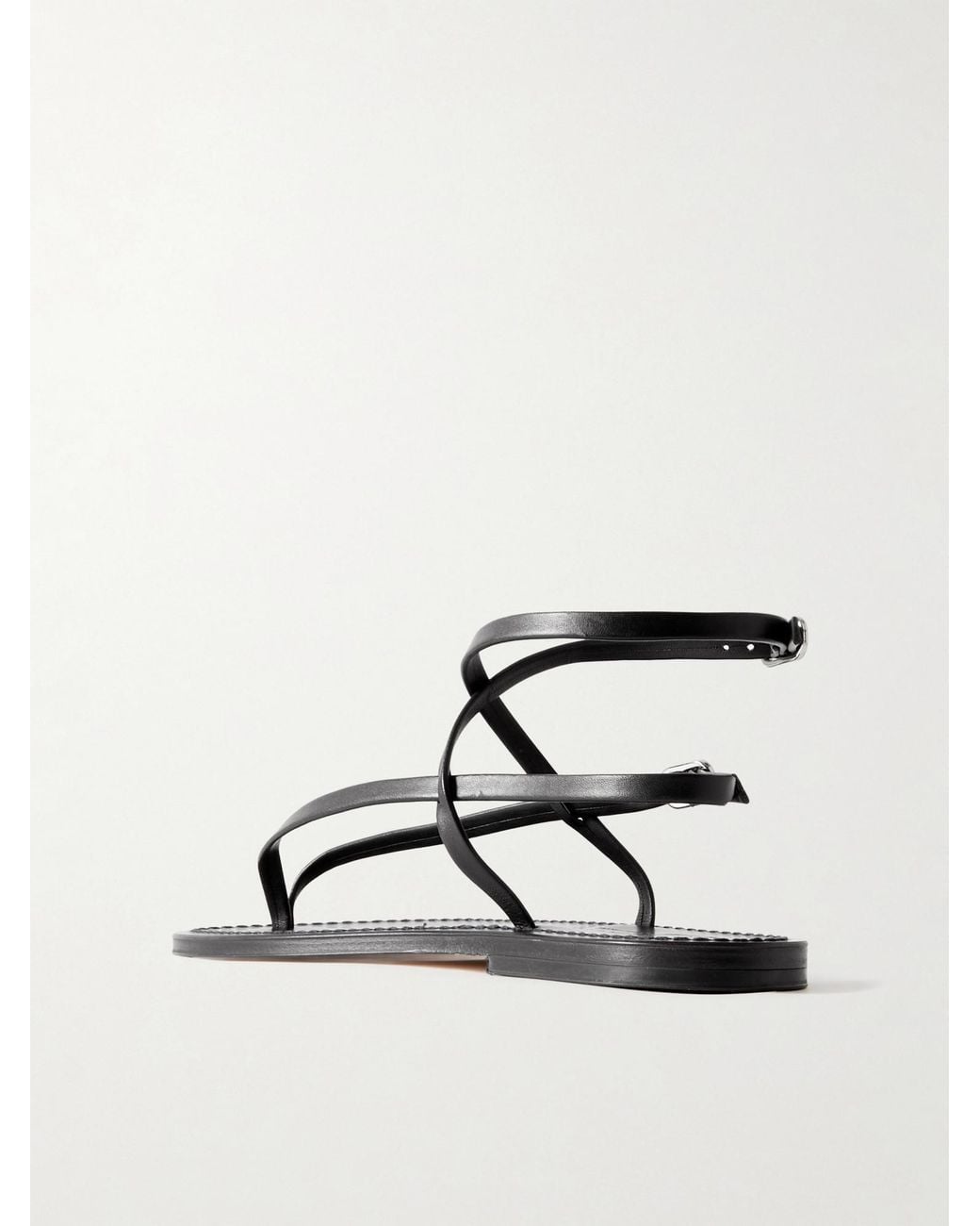 K. Jacques Brown Abako Leather Sandals
