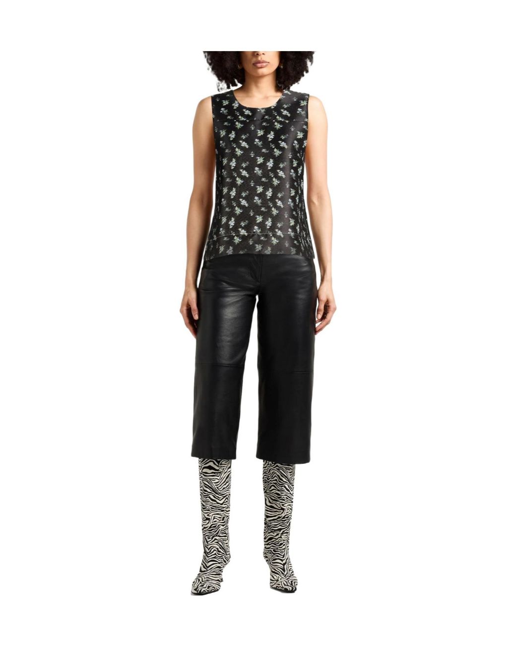 Ganni Black Top