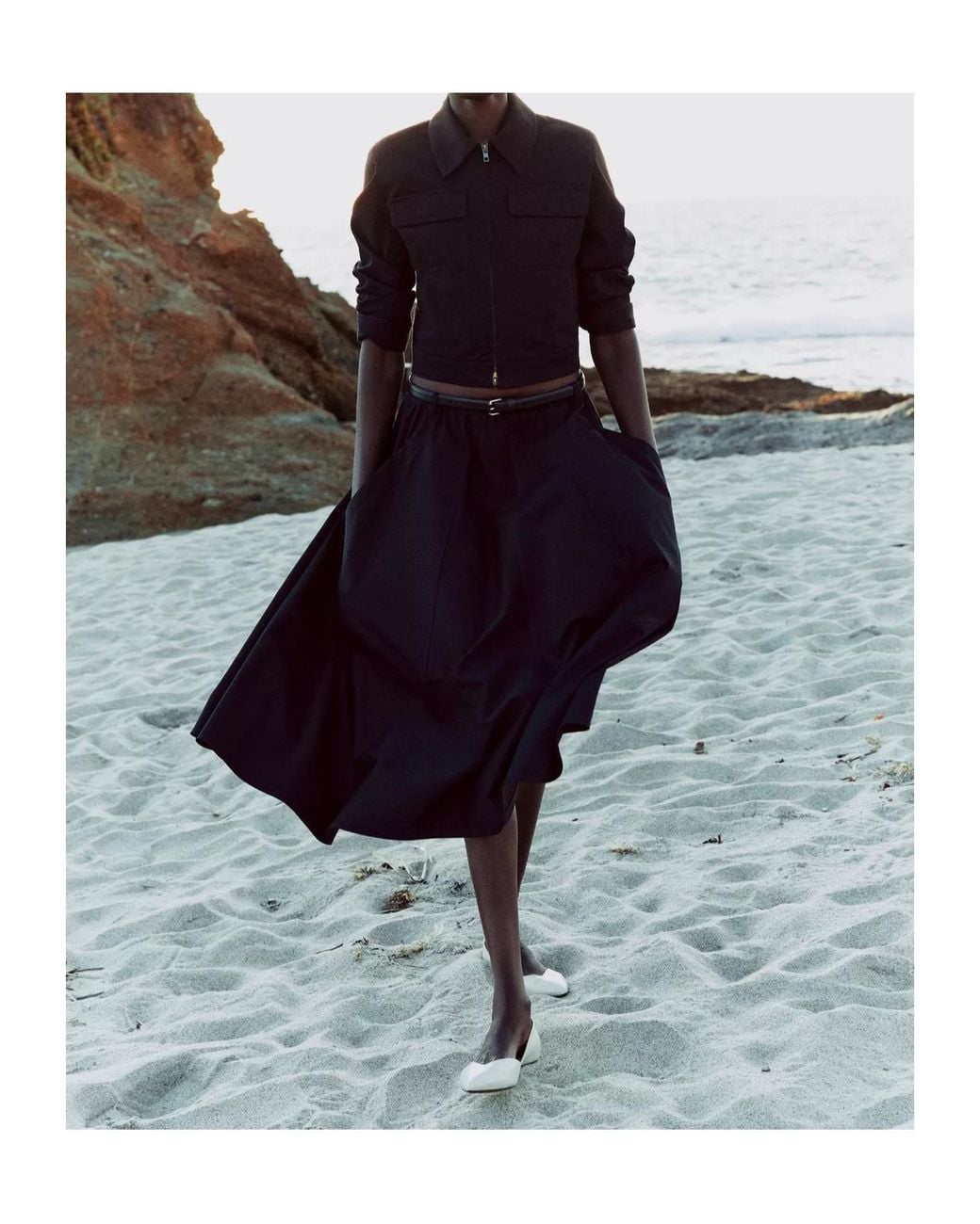 Vince Black Pocket Skirt