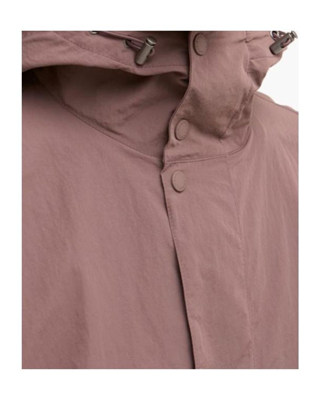 Barbour Brown Zippered Hooded Raincoat for men