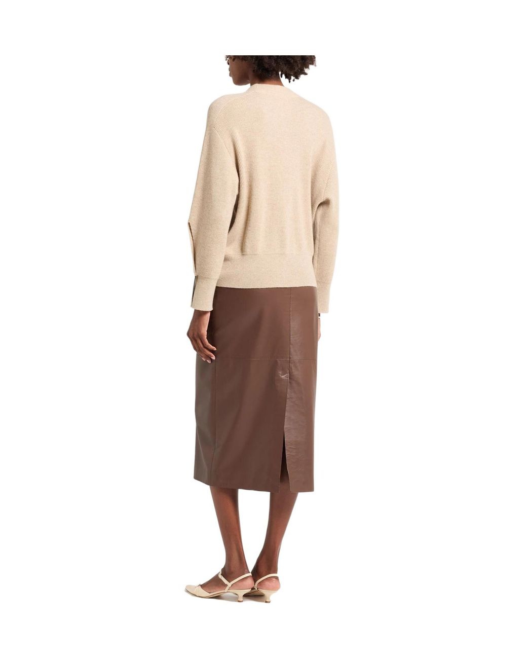 Brunello Cucinelli Natural Soft Cashmere Knitwear