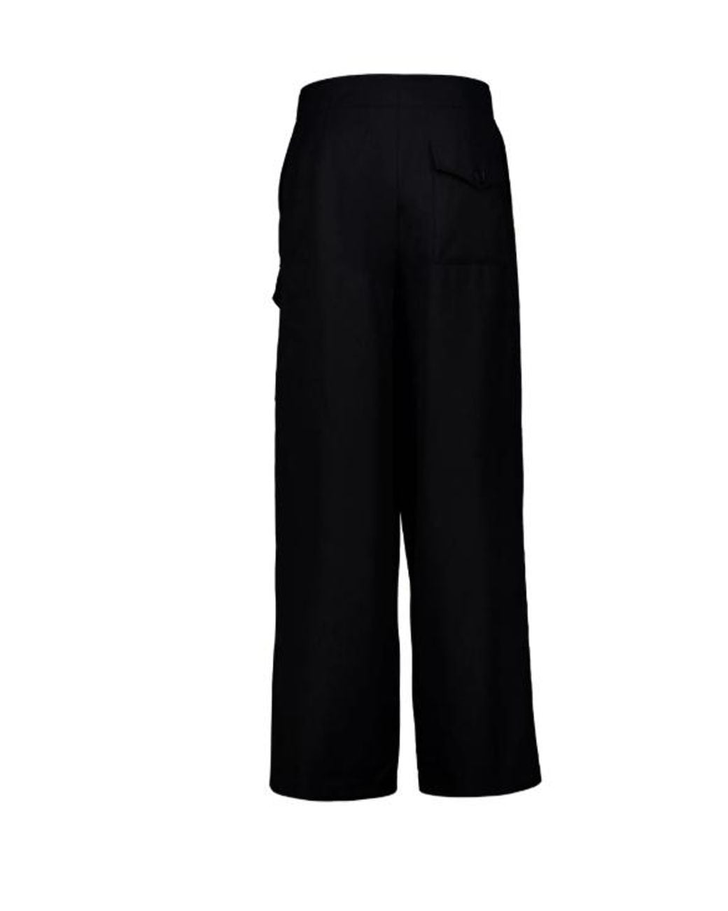 Auralee Black Belted Cargo Pants
