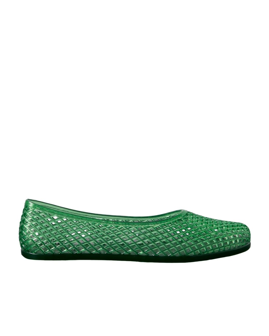 Ancient Greek Sandals Green Iro Mesh Ballet Flats