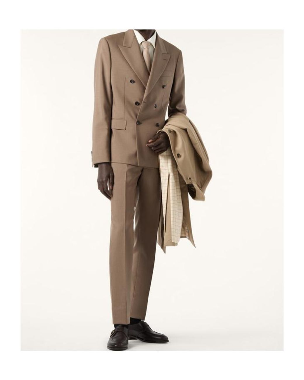 Loro Piana Brown International Suit for men