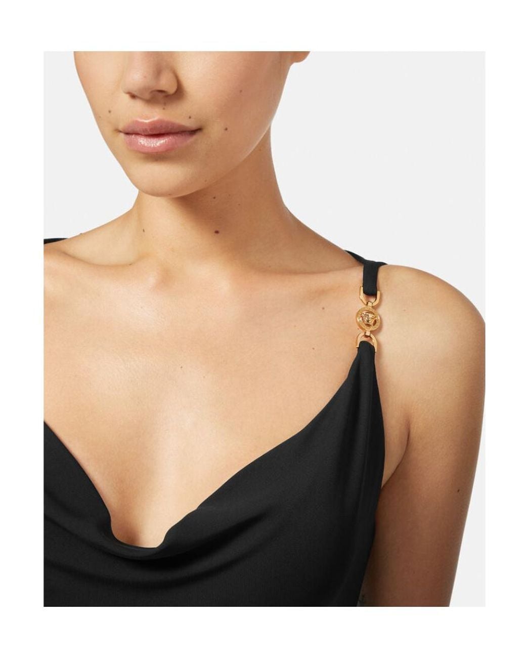Versace Black Day Evening Dress