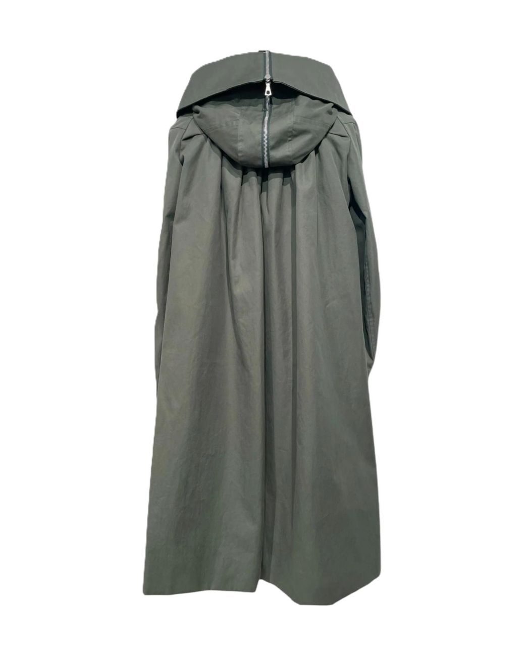 Dries Van Noten Gray Long-Sleeve Trench Coat