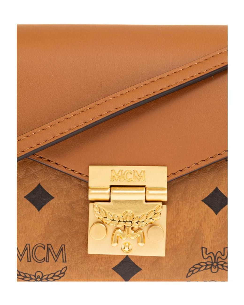 MCM Brown Tracy Crossbody Bag