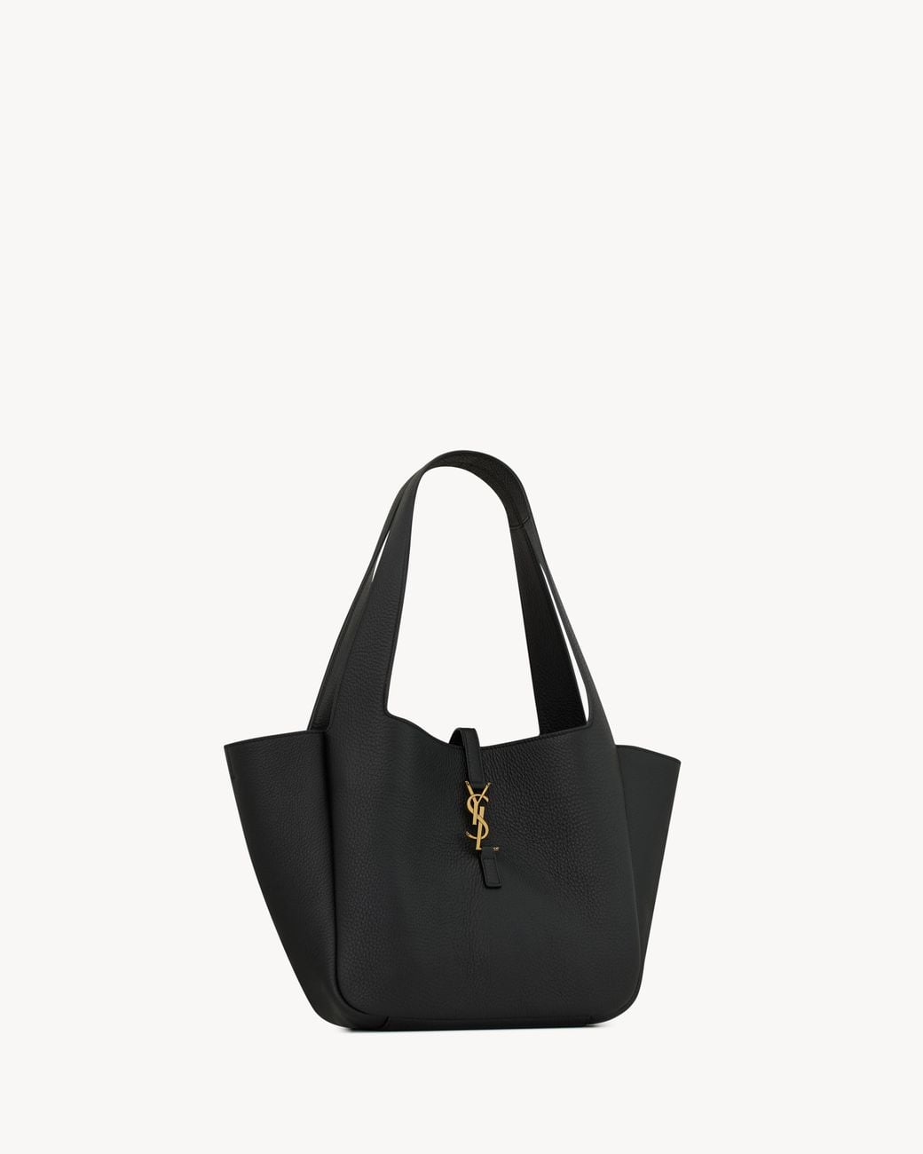 Saint Laurent Black Cabas Medium Tote Bag