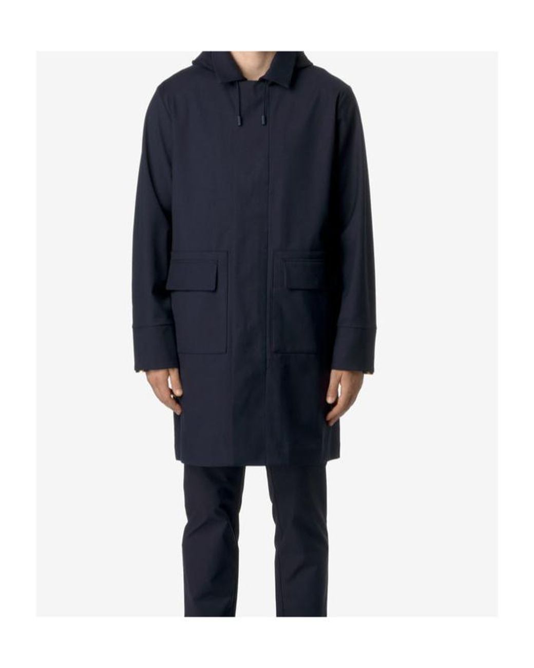 K-Way Blue Poirol Water-Repellent Jacket for men